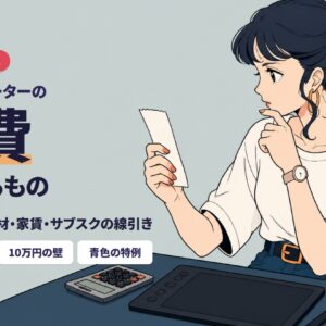 イラストレーターの経費にできるもの｜資料・機材・家賃・サブスクの線引き