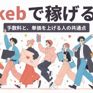 Skebで稼げる?手数料と、単価を上げる人の共通点